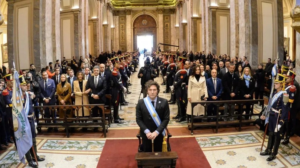 Encuentro entre el Ejecutivo y la Iglesia antes del Te&nbsp;Deum